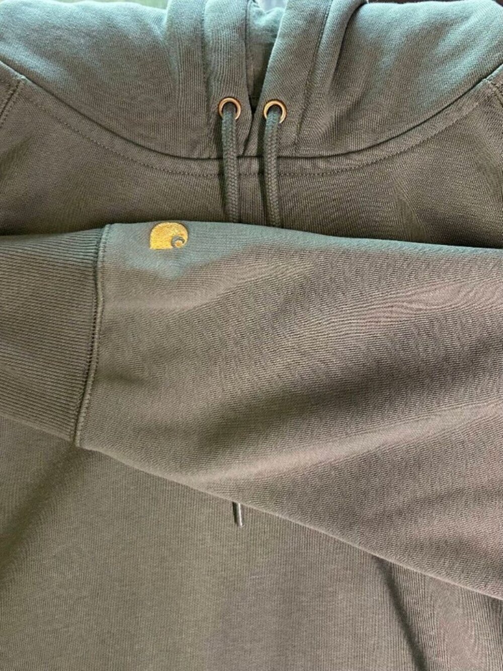 Carhartt Work in Progress Men’s Xxl Hooded Chase Sweatshirt Velvet Green